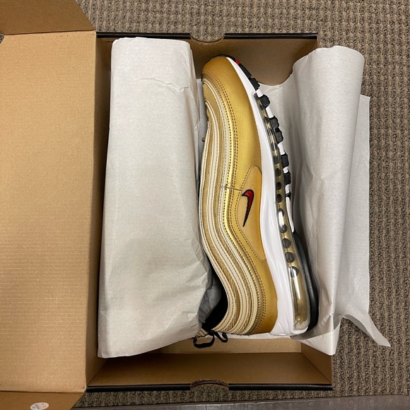 NIKE Air Max 97 “OG Golden Bullet” 2022 BRAND NEW Men’s Size 13 DM0028-700 - Picture 1 of 6